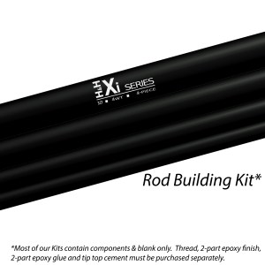 Xi Fly 2024 "Xi" 10' Czech Nymph 4-weight 4-piece High-Performance Kit - Black