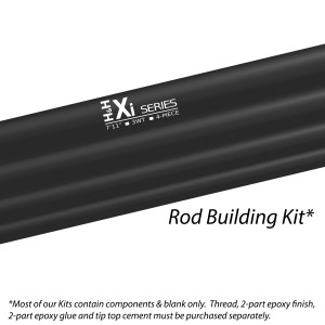 Xi Fly 2024 "Xi" 7'11" 3-weight 4-piece High-Performance Fly Rod Building Kit
