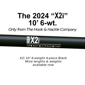 X2i Fly Rod Kit 10′ 6 weight 4-piece Ultra Fly Rod Building Kit