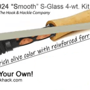 H&H S-Glass 7'6 4wt 4-pc Kit - Grey