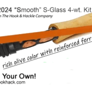 H&H S-Glass 7'6 4wt 4-pc Kit - Brown